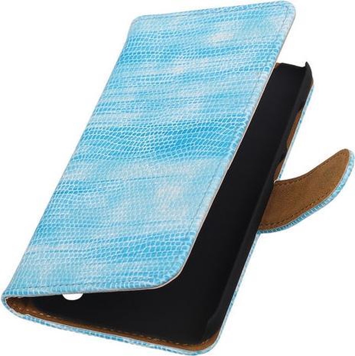 Sony Xperia Z5 Compact - Mini Slang Turquoise Booktype Wallet Hoesje