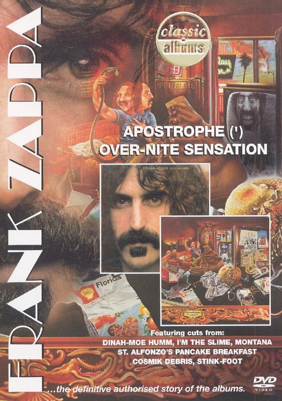Cover van de film 'Apostrophe/Over-Nite Sensation'