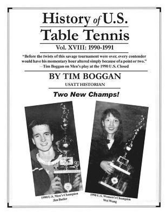 History of U.s. Table Tennis - cover