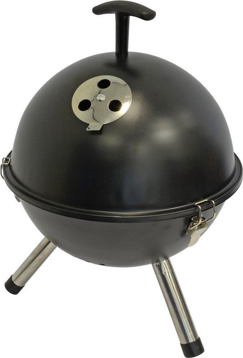 Kogelbarbecue - Tafelbarbecue - Ø32cm - zwart - BBQ - Barbeque - Houtskool  | bol