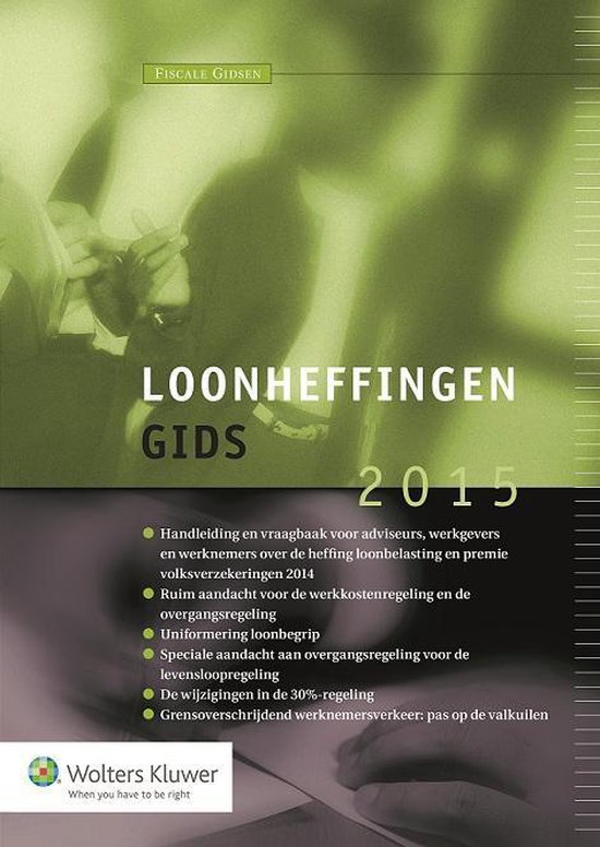 Kluwer Loonheffingengids 2015 - cover