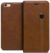 iHosen Leren Book Case iPhone 6 Plus/6S Plus Bruin