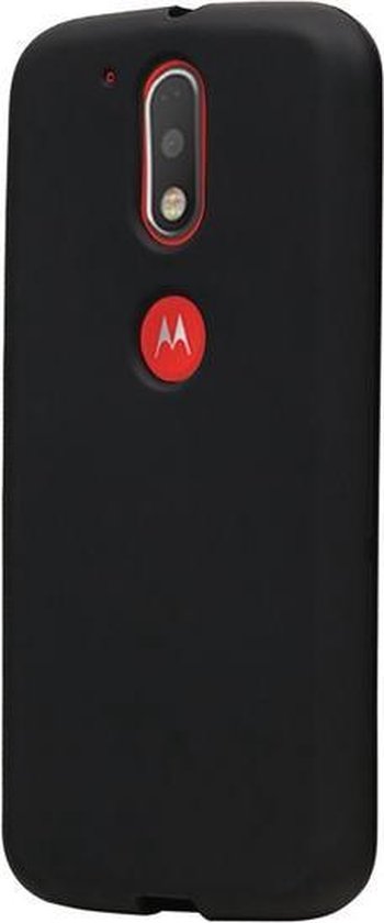 verf Betekenisvol onderhoud Motorola Moto G4 / G4 Plus TPU Hoesje Zwart | bol.com