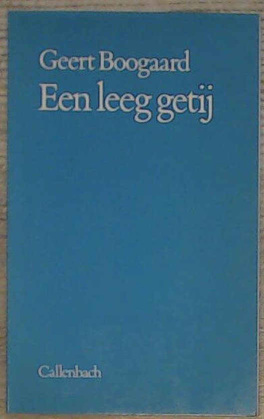 9789026601439 - Een leeg getij