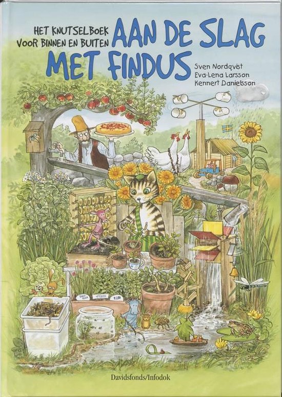 Cover van het boek 'Aan de slag met Findus' van Sven Nordqvist