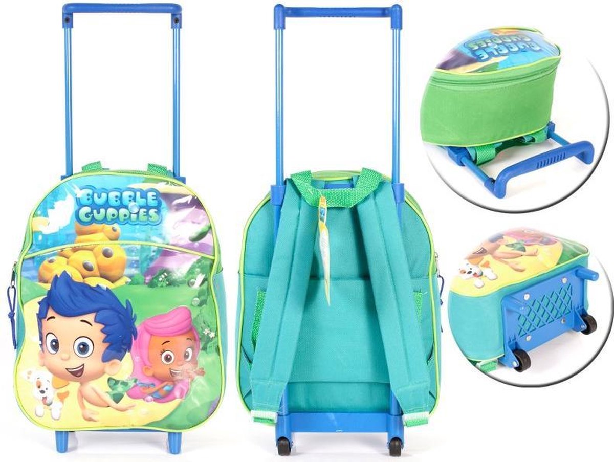 BUBBLE GUPPIES Trolley Koffer Vakantie Logeren