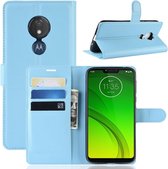 Motorola Moto G7 Power Hoesje - Book Case - Lichtblauw
