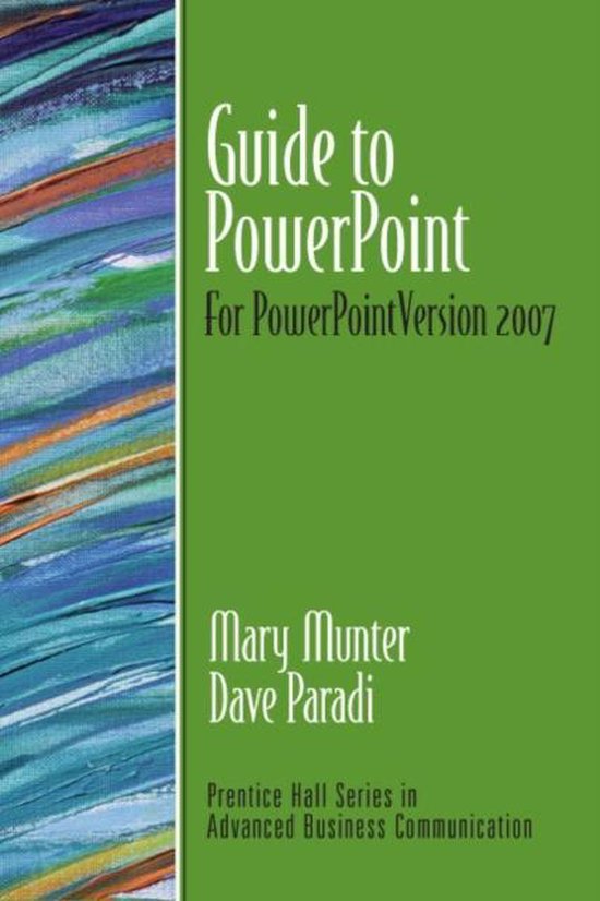 Guide To Powerpoint 2007
