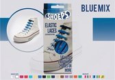 Shoeps Elastische Veters Blue Mix