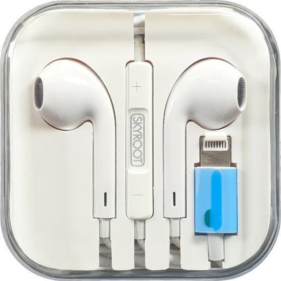 SKYROOT Bluetooth 8 pin Apple iPhone Oordopjes | Headset met bediening |  iPhone 7 / 8... | bol.com