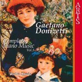 Donizetti: Complete Piano Music Vol 3 / Pietro Spada