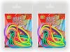 Afbeelding van het spelletje 5 x - Rainbow rope magic - Magic color rope - 5 zakjes - Vingerknoop touwtjes