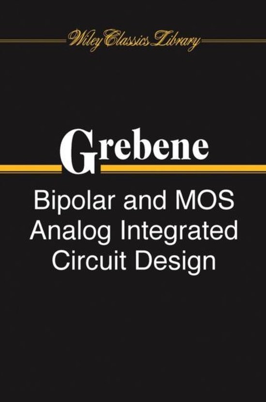 Bipolar and MOS Analog Integrated Circuit Design 9780471430780 Alan