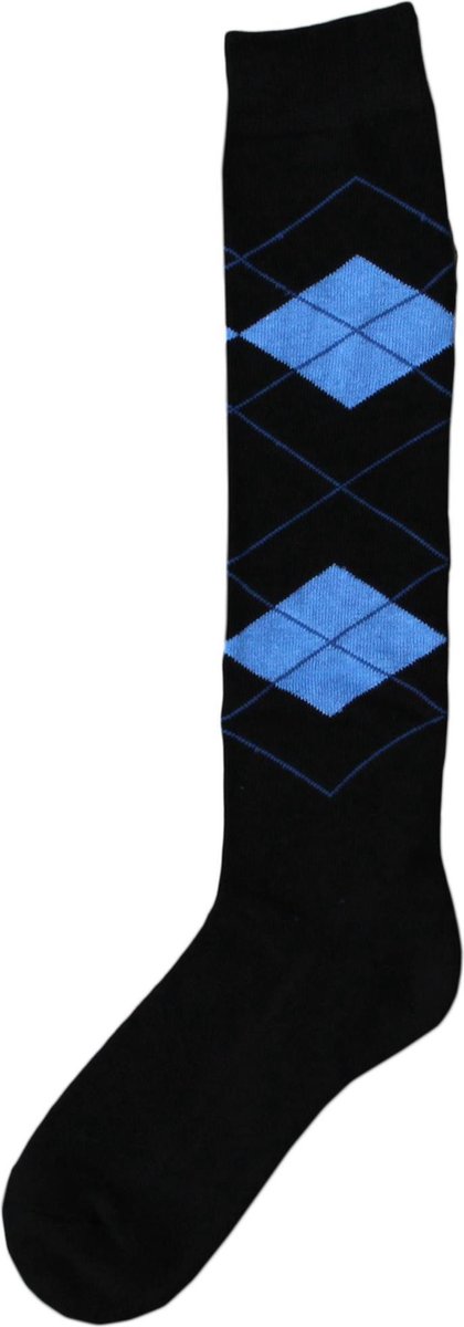 Kniekous RE zwart/l.blauw 35-38