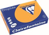 Clairefontaine Trophée Pastel A4 oranje 160 g 250 vel