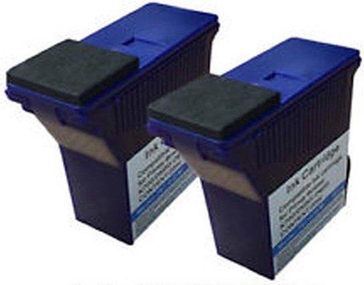 2 stuks Inkt Patroon blauw voor de Pitney Bowes DM50, DM55 NetSet2 frankeermachine