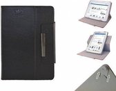 Diamond Class Hoes voor de Aoc Breeze Tablet Mw1031 3g , 360 graden draaibare Cover, Stijlvolle Case , Zwart, merk i12Cover