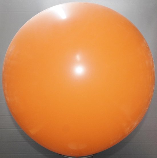 reuze ballon 120 cm  48 inch oranje