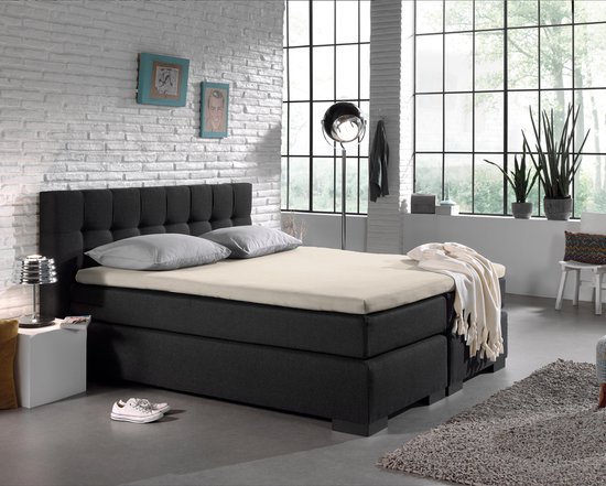Dreamhouse Jersey Topper - Hoeslaken - 120/140x200/220 - Creme van Dreamhouse — afbeelding 2