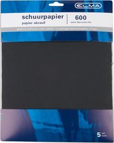 Elma schuurpapier fijn - 5 vel - waterproof