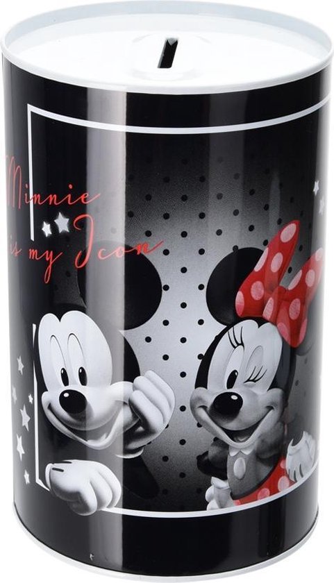 Behoren Knuppel helpen Disney Spaarpot Mickey & Minnie Mouse 1 Liter Zwart | bol.com