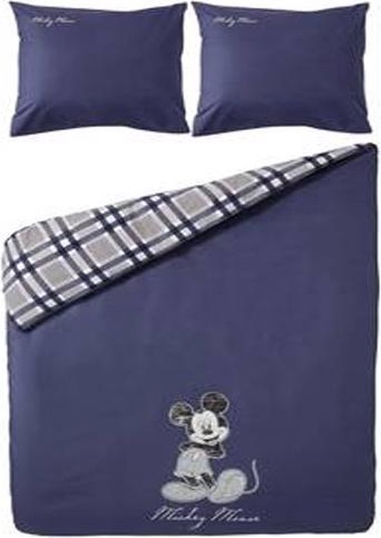 Disney Mickey Mouse 2-persoons Dekbedovertrek - Blauw | bol.com