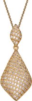 Orphelia Hanger + Ketting Pave In Lines Zirconium 276 Stones ZH-4517-Gold