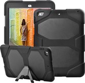 Hoes geschikt voor iPad 2018 9.7 Inch - Ingebouwde Screenprotector - Robuuste Armor Case Hoes
