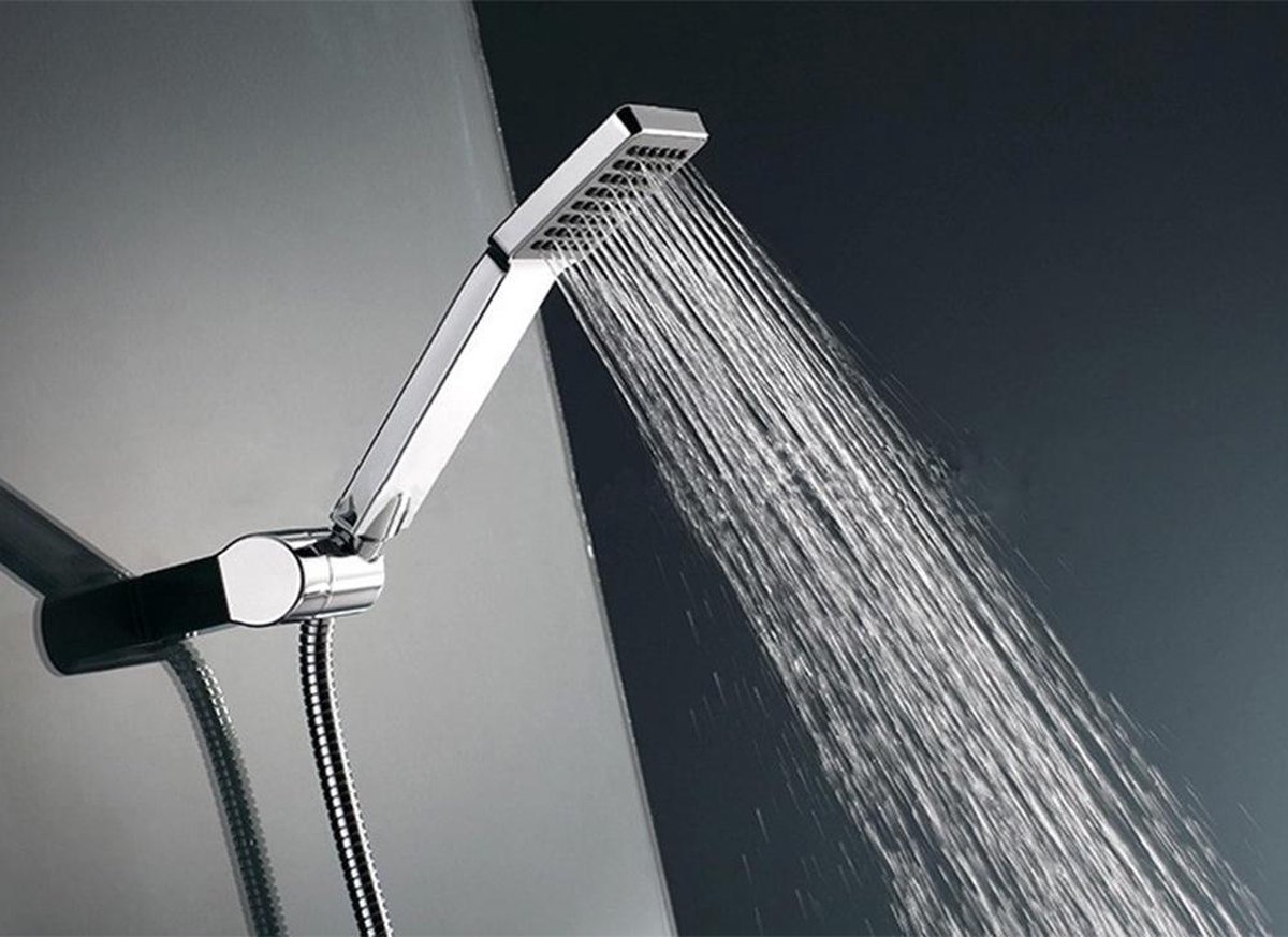 Moderne waterbesparende luxe Douchekop / Regendouch kop. Vierkant