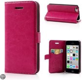 Kds Smooth Wallet case hoesje iPhone 5 5S Pink