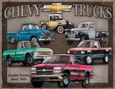 Chevy Truck Tribute. Metalen wandbord 31,5 x 40,5 cm.