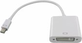 Dolphix - Mini DisplayPort male naar DVI female Adapter - 25cm - Wit