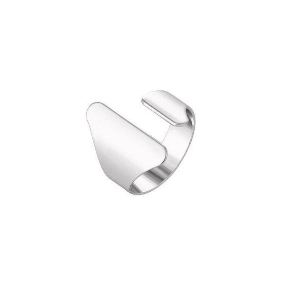 24/7 Jewelry Collection Koepel Ring Verstelbaar - Verstelbare Ring - Zilverkleurig - Amodi