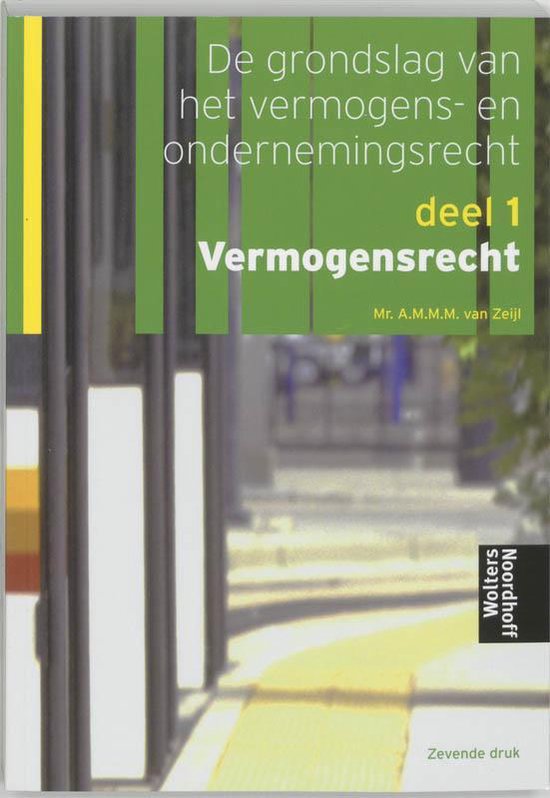 Vermogensrecht deel 1 - cover