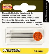Proxxon Micromot 28 222 2 gediamanteerde slijpstiften Diameter 1.8 mm 2 stuk(s)