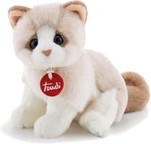 Trudi - Classic Kitten Brad (S-20872) - Pluche knuffel - Ca. 19 cm (Maat S) - Geschikt voor jongens en meisjes - Beige/Wit