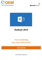 Outlook 2013 Cursusboek Cursus
