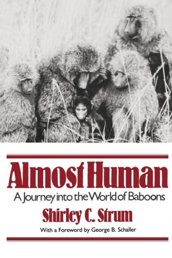 Almost Human - A Journey Into the World of Baboons - cover