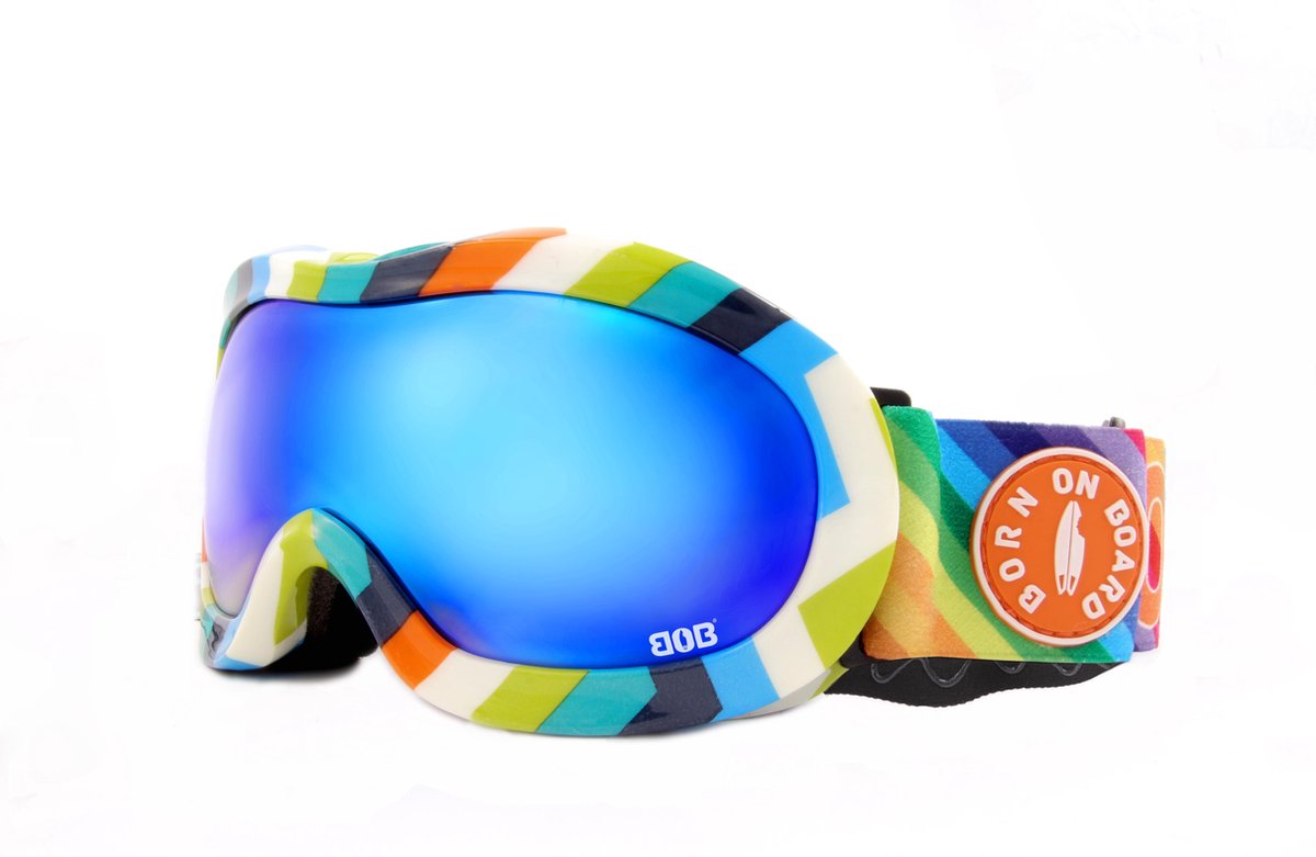 Kinder skibril - RAINBOW - 1 Jaar garantie op verlies, diefstal & beschadiging - Snowboardbril - Goggle