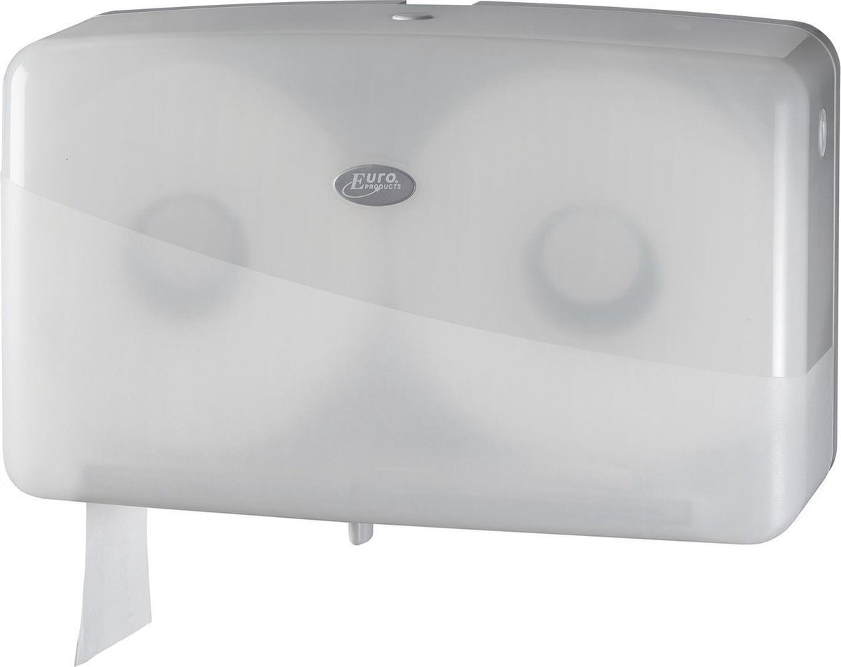 Euro Products Toiletroldispenser Mini-duo Jumbo 40 Cm Wit