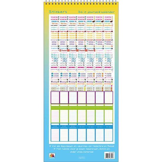 Familieplanner Do it Yourself (t/m 5 pers.) (met stickers) - Comello