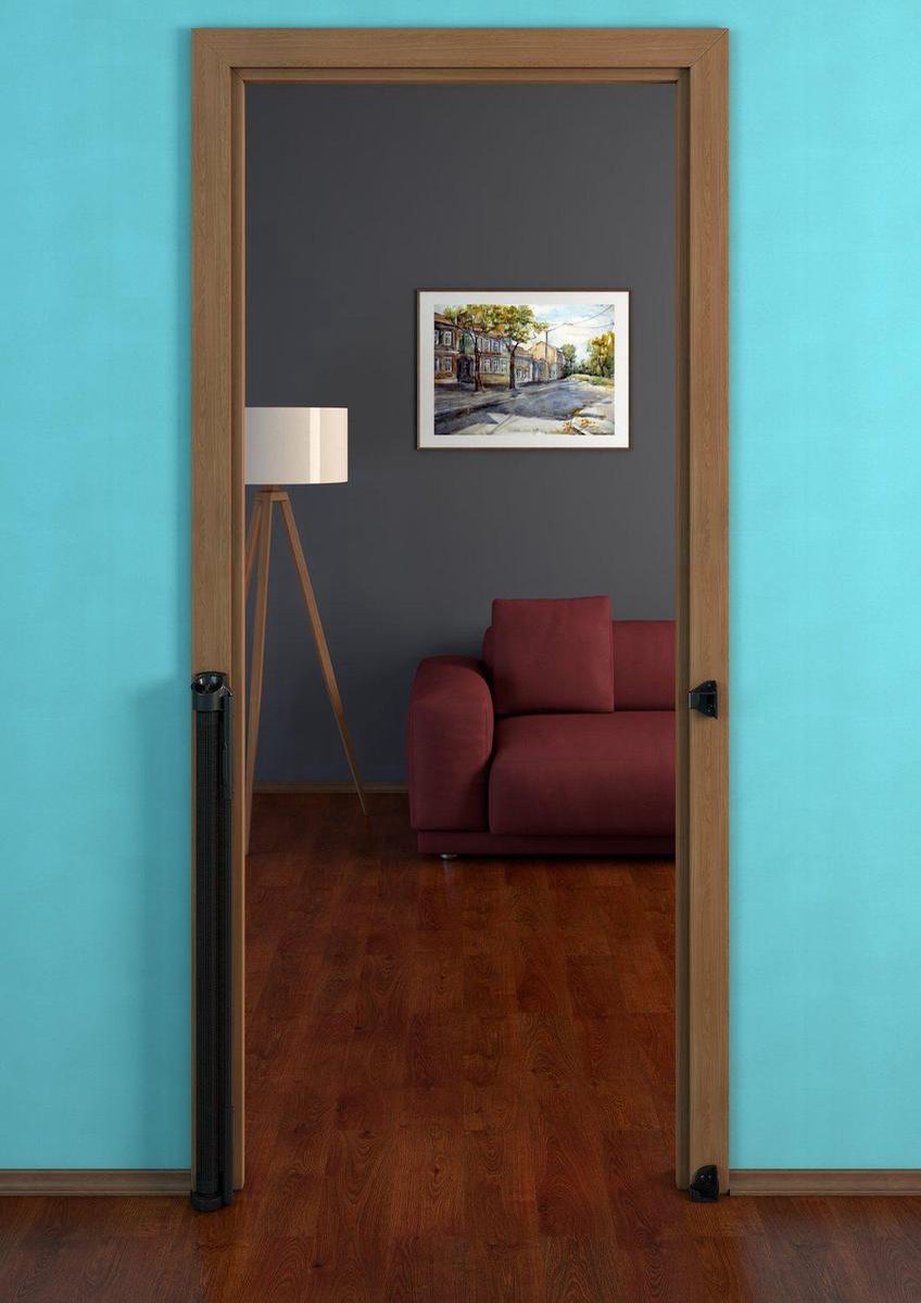 Gaterol Active Lite Zwart – Uittrekbaar trap- en deurhekje Rollo, tot ...