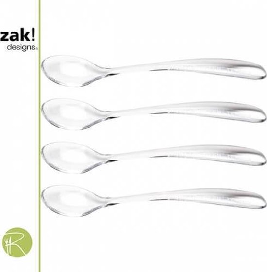 Ijslepels - Zak!Designs - Stacky - set van 4 - 15 cm - zak!Designs