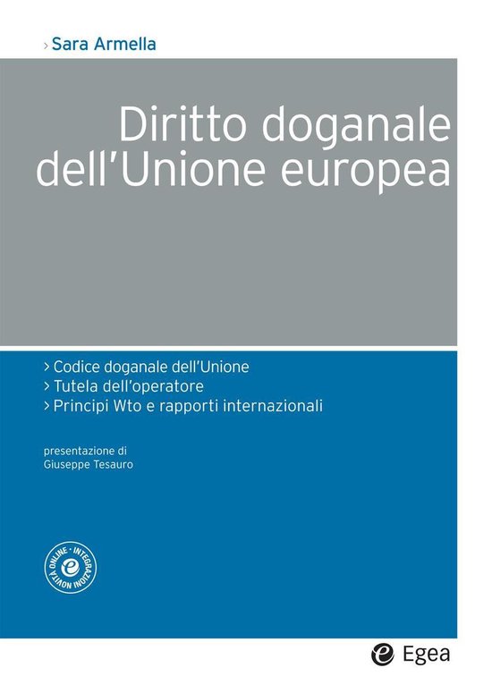 Diritto doganale dell'Unione europea - cover