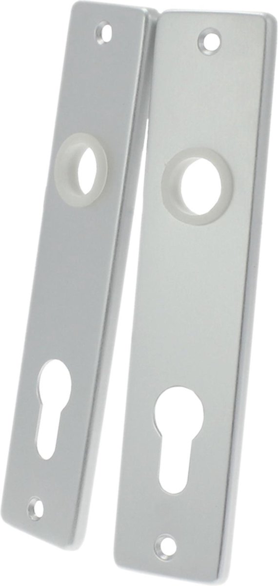 Kortschild Profielcilinder 72 Aluminium F1 - 2 stuks