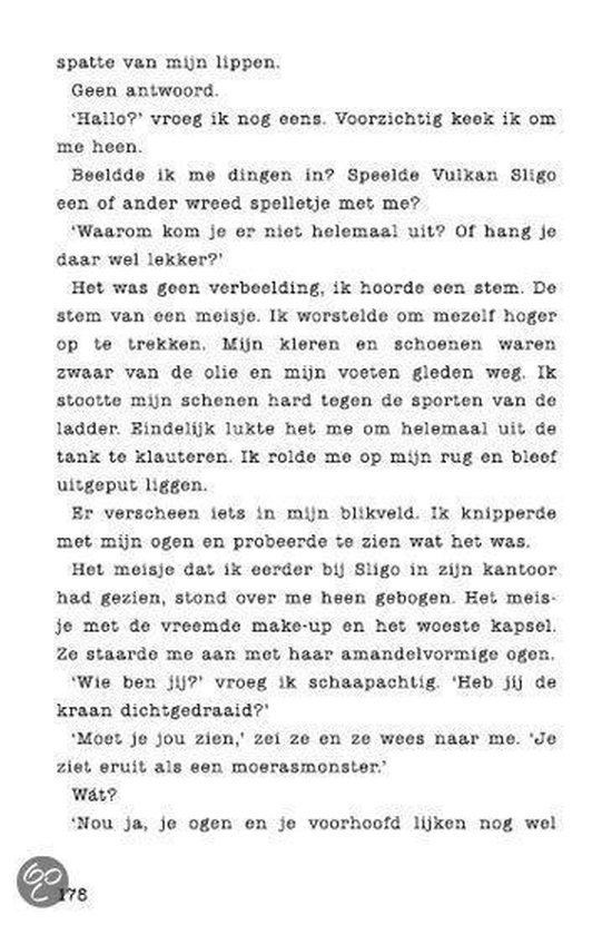Tekstpagina met het verhaal '1 februari'.