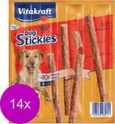 Vitakraft Dog Stickies 4x11 g - Hondensnacks - 14 x Rund