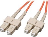 Tripp Lite N506-02M Glasvezel kabel 2 m Oranje