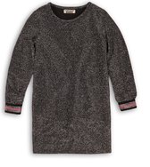 DJ Dutchjeans Meisjes Jurk - Silver glitter - Maat 152