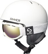 Sinner Combi-Pack (Lost Trail Skihelm + Toxic Skibril - Maat L - Wit